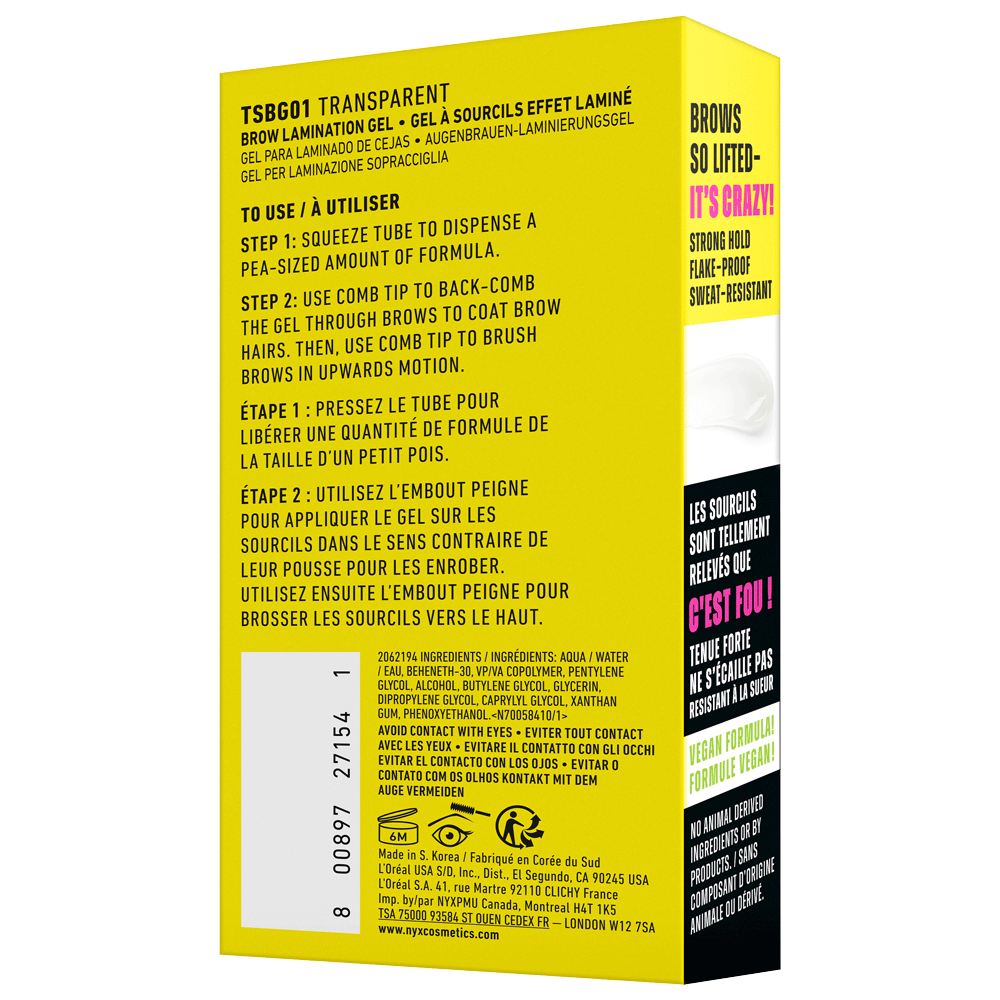 Bild: NYX Professional Make-up The Brow Glue Crazy Lift