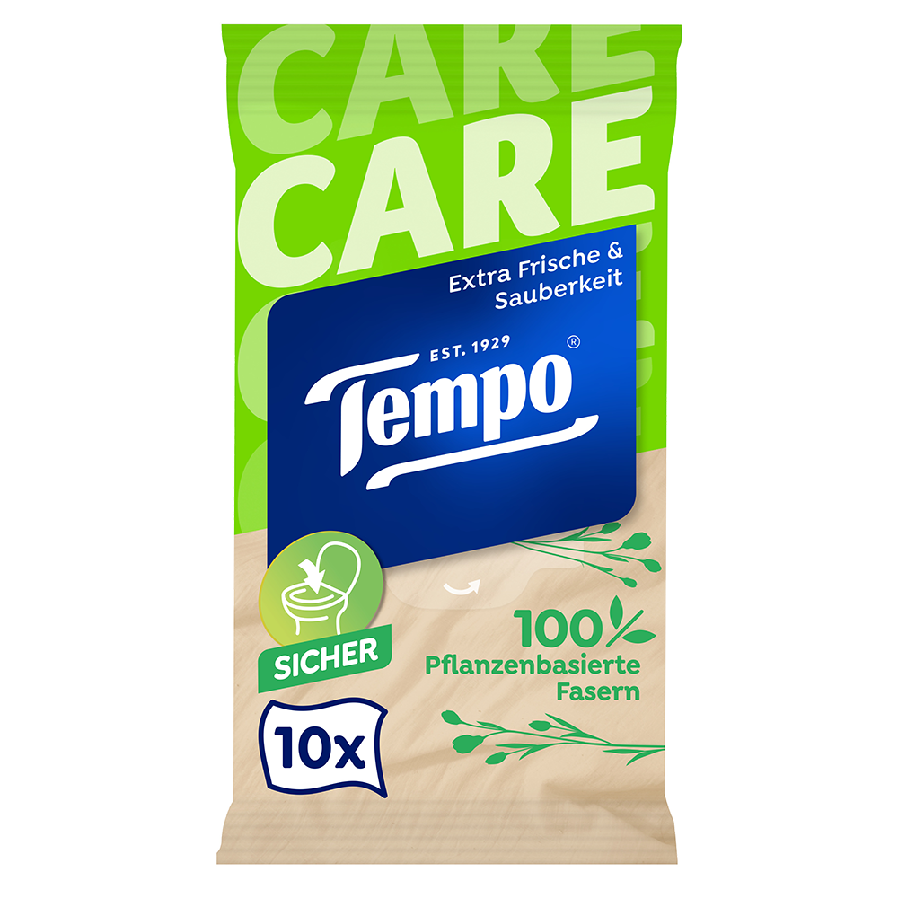 Bild: Tempo Feuchtes Toilettenpapier Travelpack sanft & pflegend