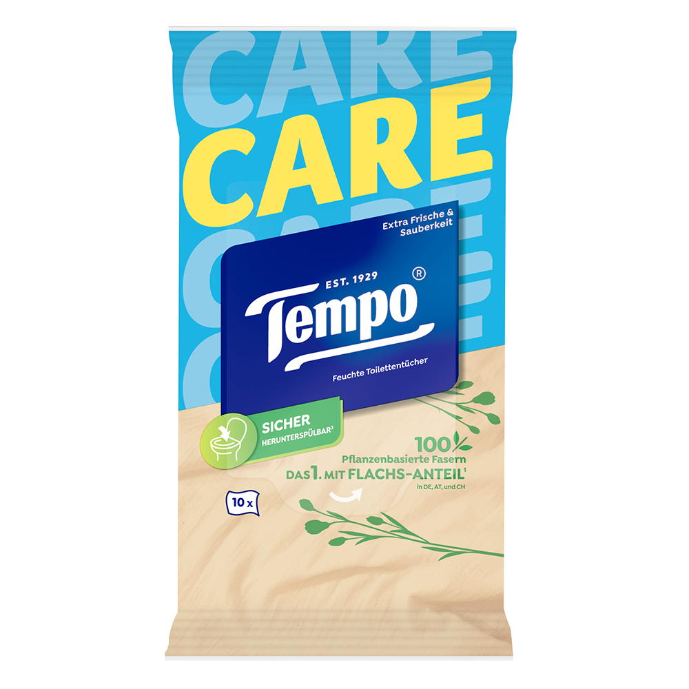 Bild: Tempo Feuchtes Toilettenpapier Travelpack sanft & pflegend