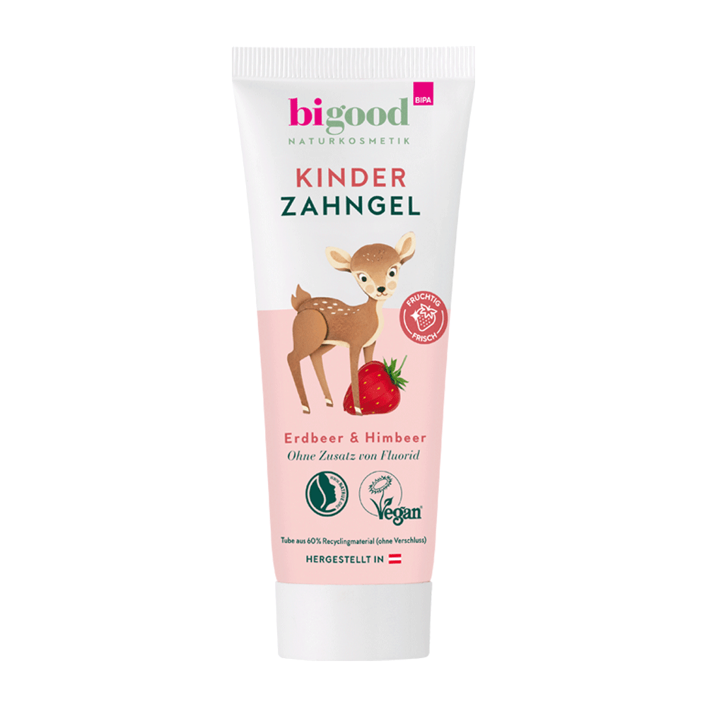 Bild: bi good Kinder Zahngel Erdbeer und Himbeer