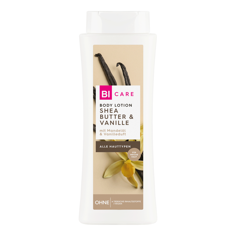Bild: BI CARE Body Lotion Shea Butter und Vanilla