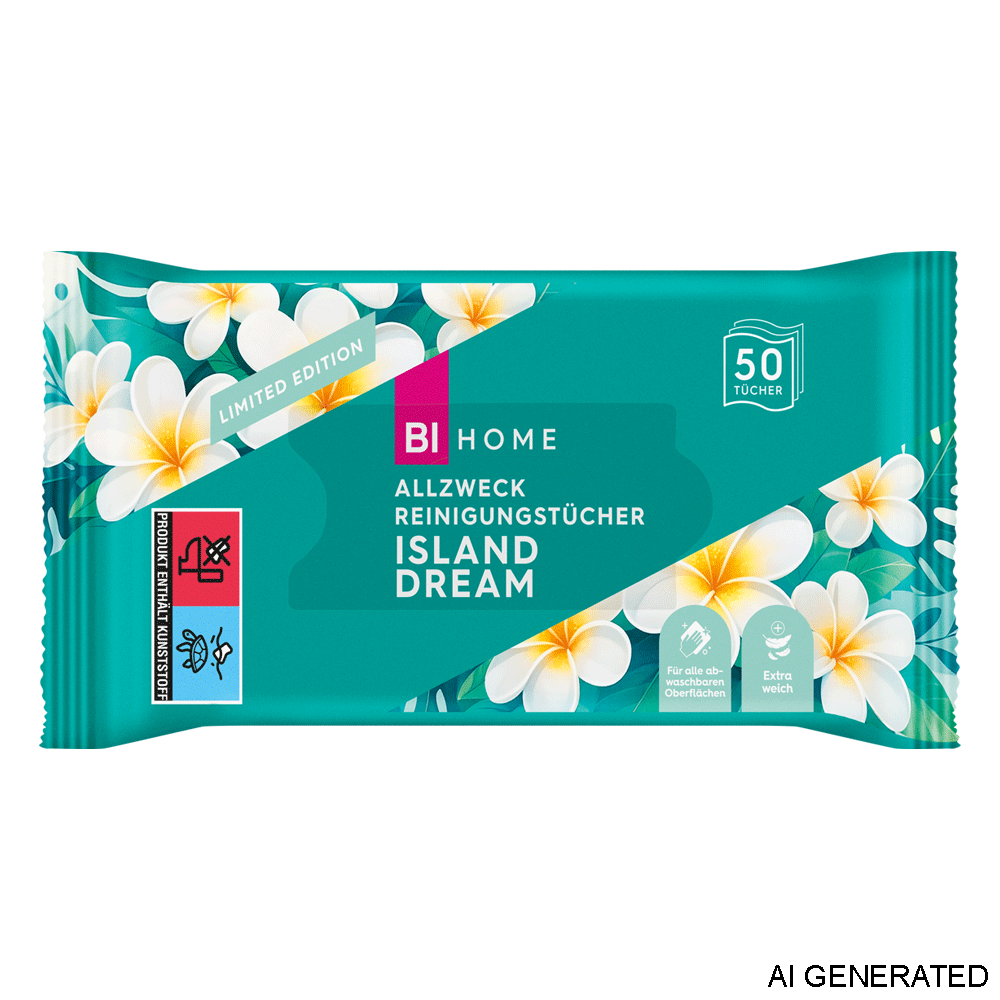Bild: BI HOME Allzweck Reinigungstücher Island Dream