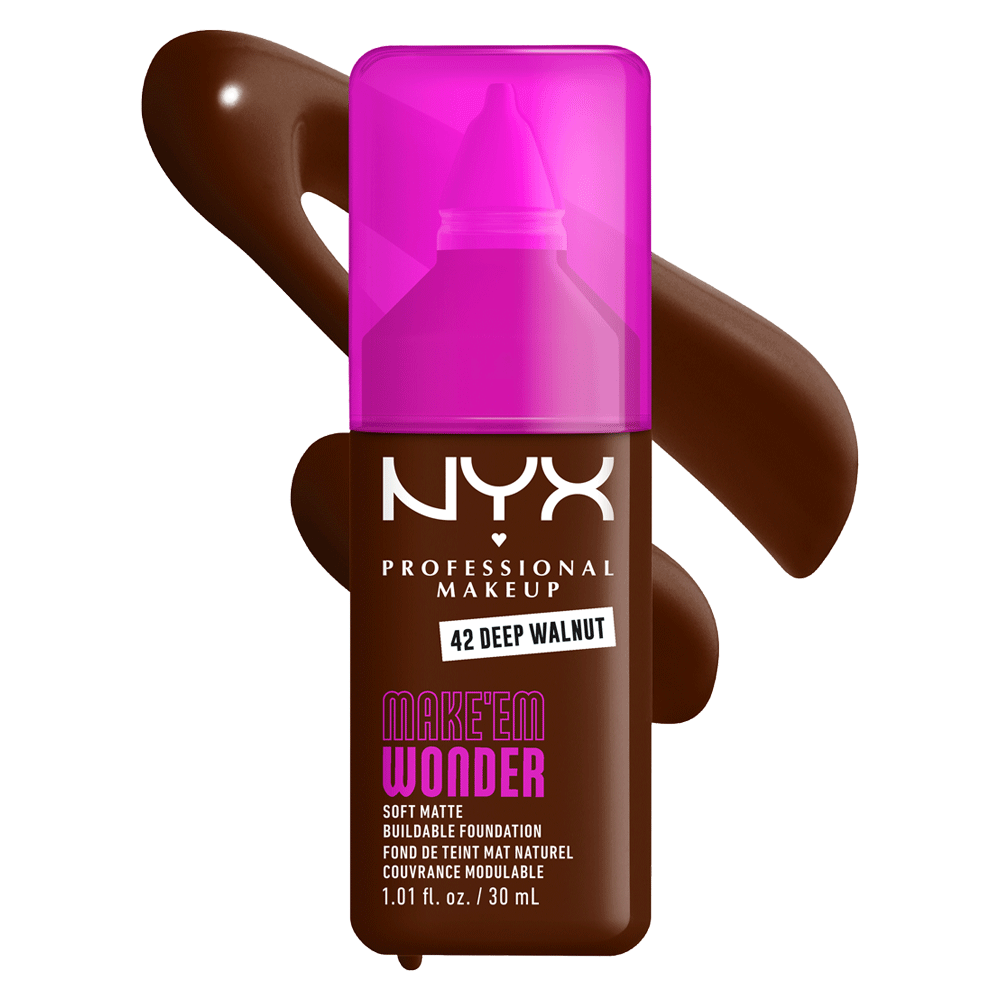 Bild: NYX Professional Make-up Make 'EM Wonder Foundation Deep Walnut 42