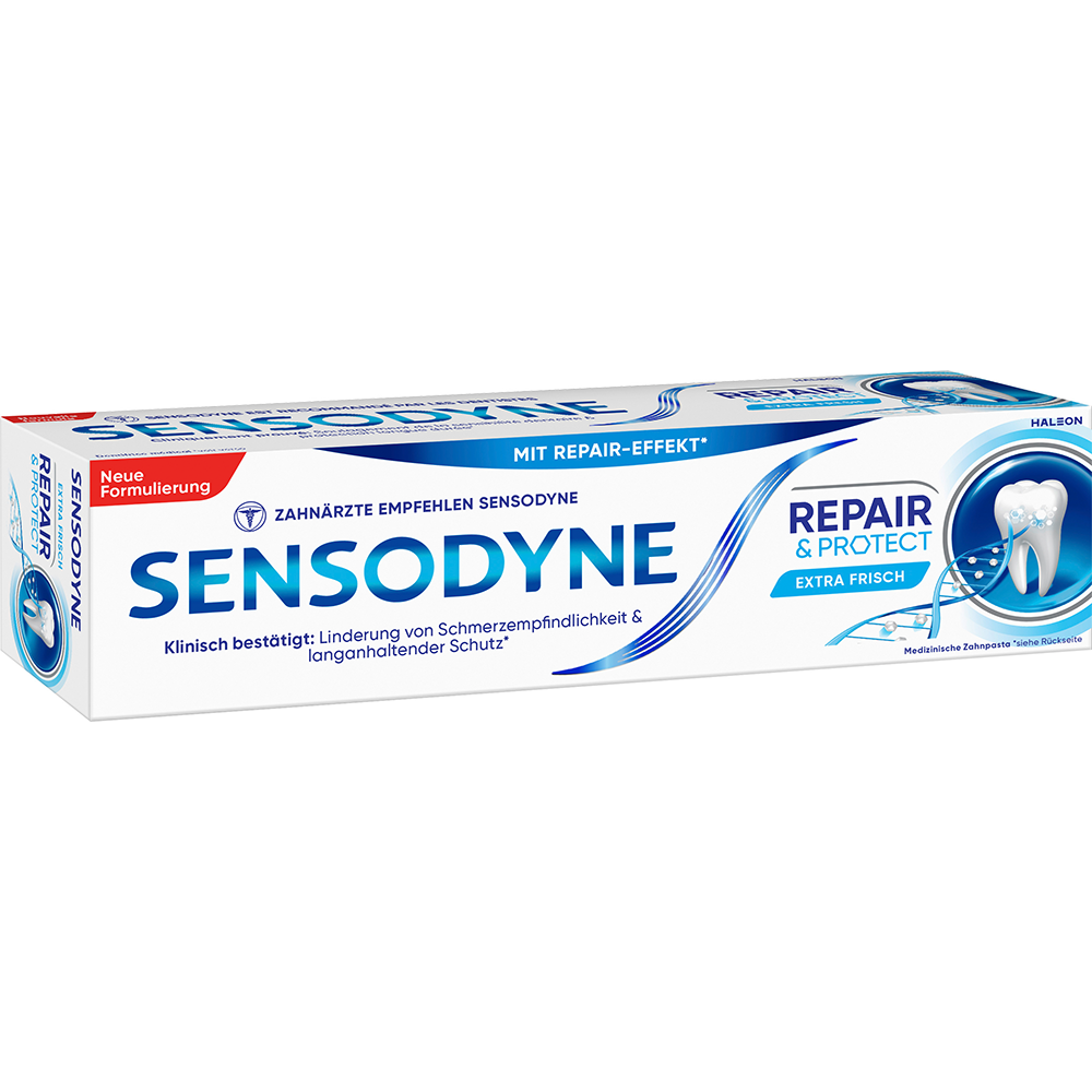 Bild: SENSODYNE Repair & Protect Zahnpasta Extra Frisch