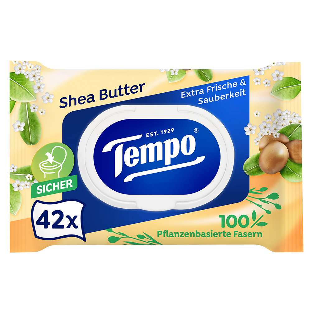 Bild: Tempo Feuchtes Toilettenpapier Shea Butter 