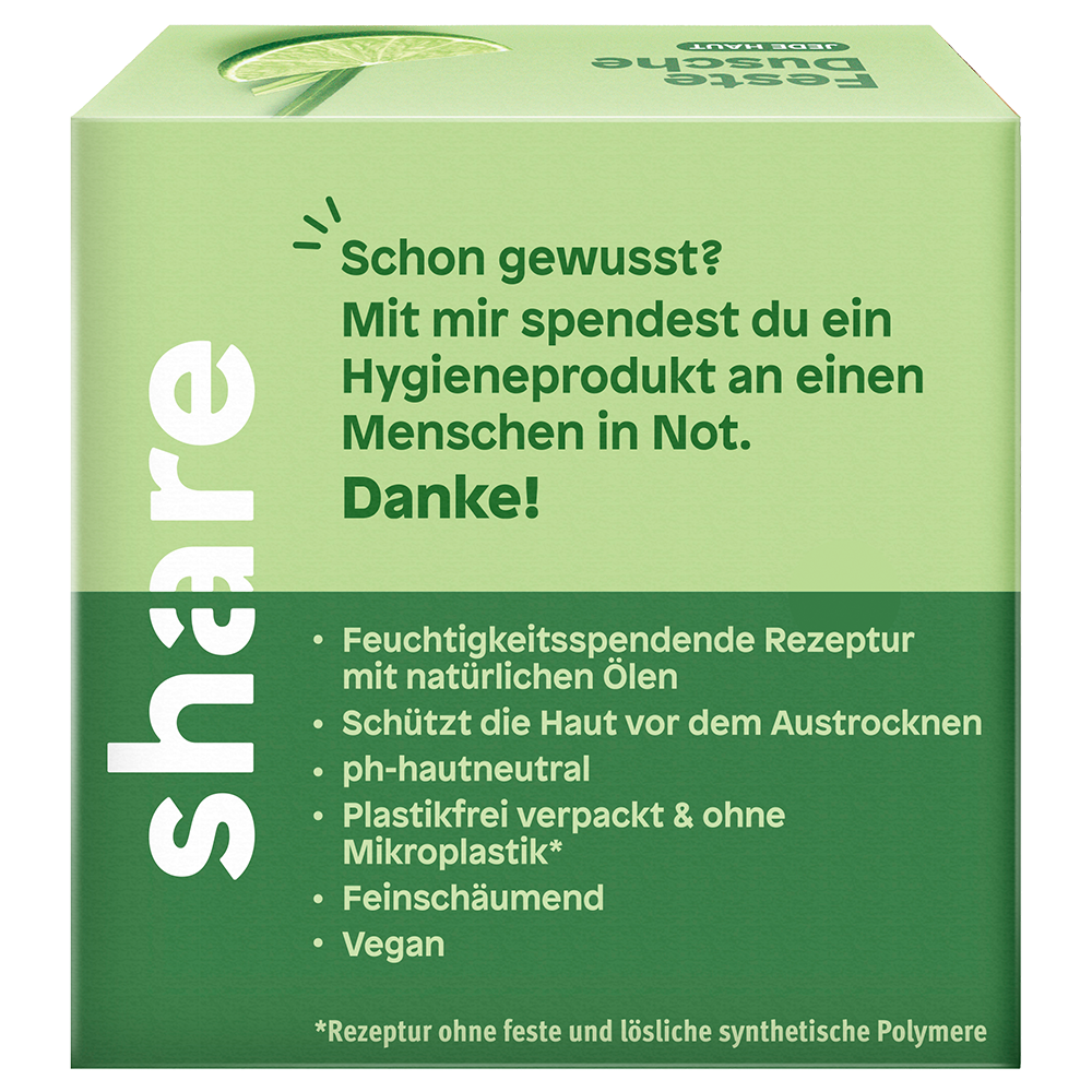 Bild: share Festes Dusche Limette & Zitronengras