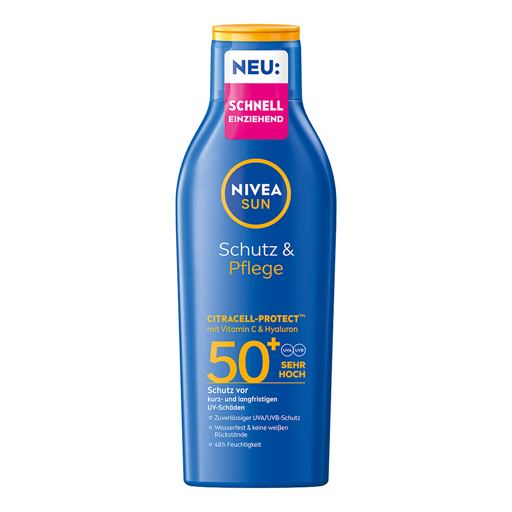 Bild: NIVEA Sun Sonnencreme LSF 50 