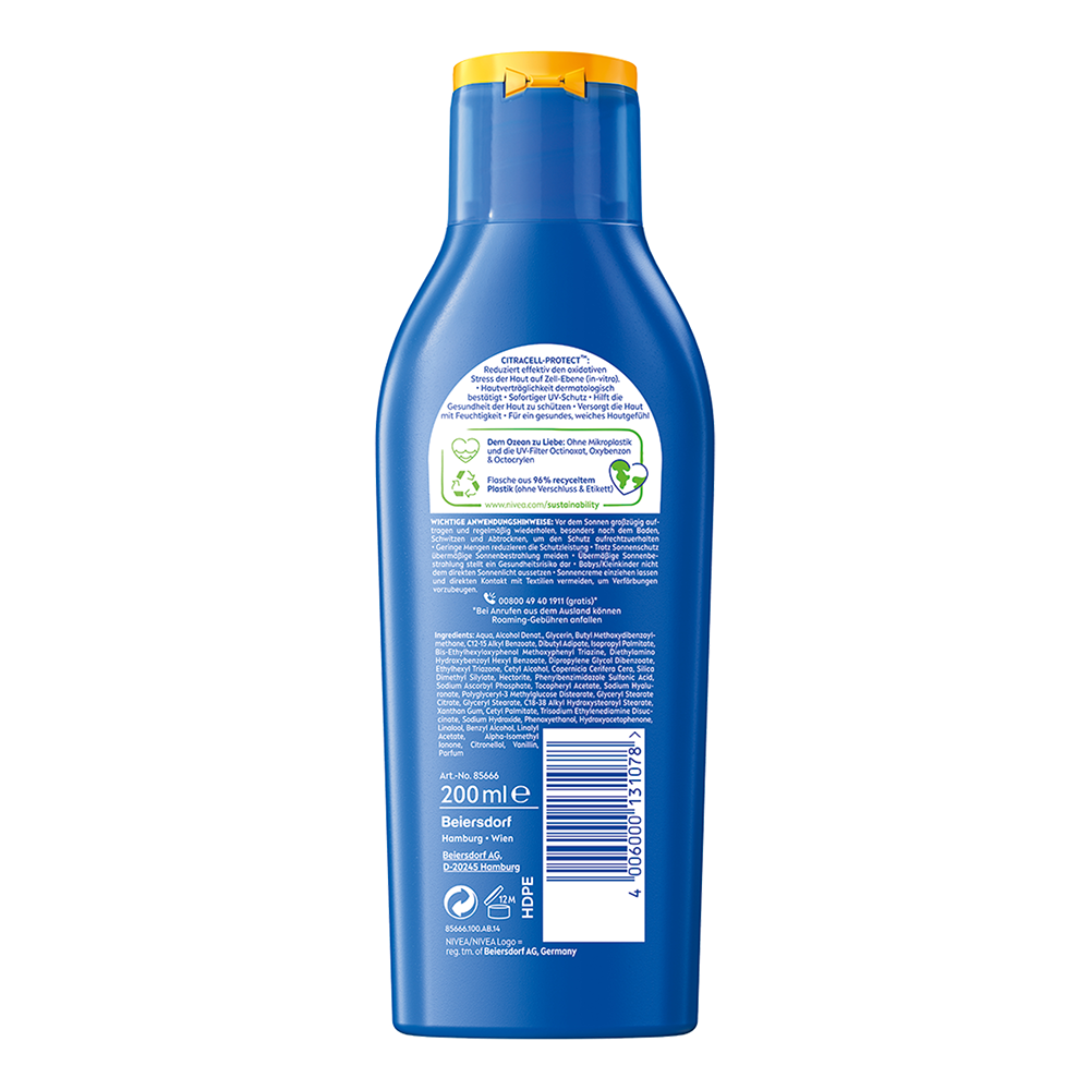 Bild: NIVEA Sun Sonnencreme LSF 50 