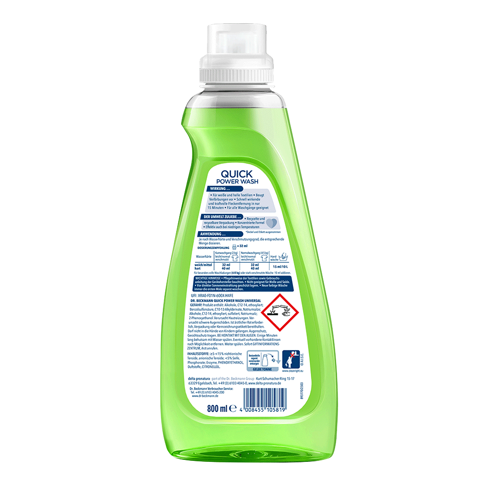 Bild: Dr. Beckmann Quick Power Wash Universal 