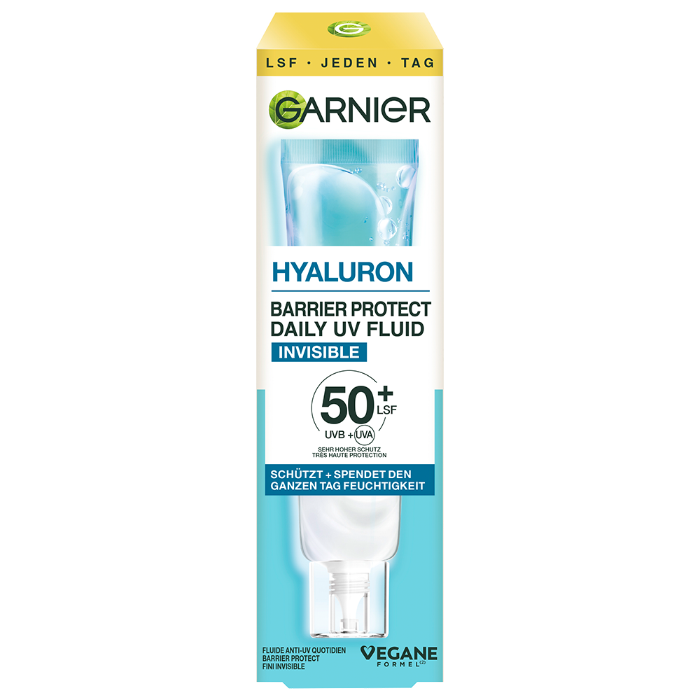 Bild: GARNIER Hyaluron Barrier Protect Daily UV Fluid LSF50+ 