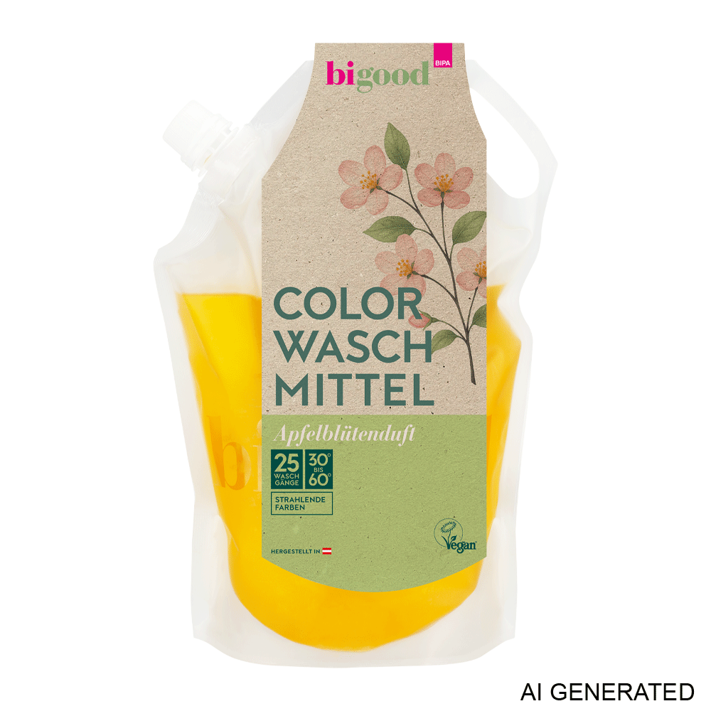 Bild: bi good Color Waschmittel Apfelblütenduft 