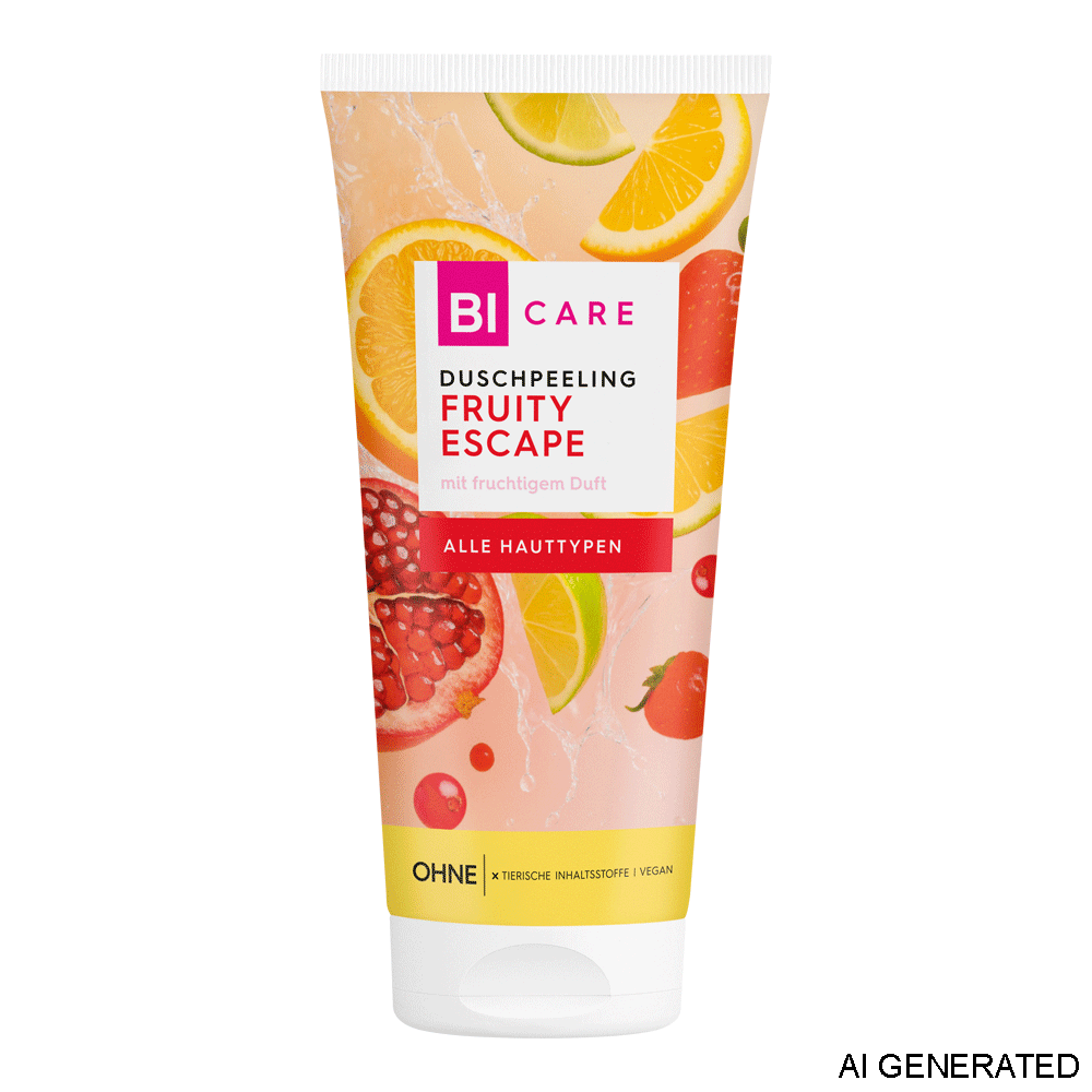 Bild: BI CARE Duschpeeling Fruity Escape 