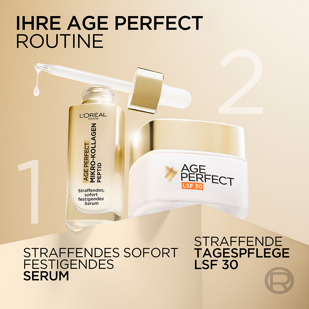 Bild: L'ORÉAL PARIS Age Perfect Straffendes sofort festigendes Kollagen Serum