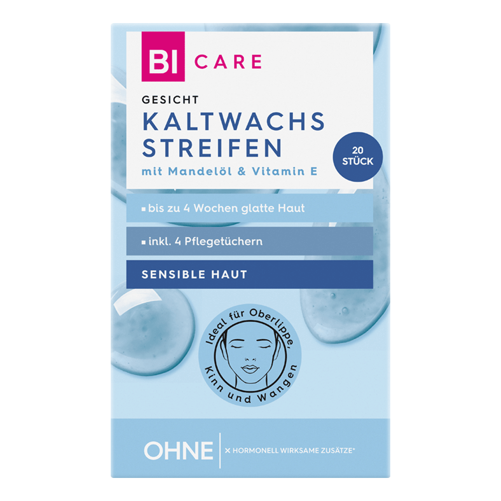 Bild: BI CARE Gesicht Kaltwachs Streifen 