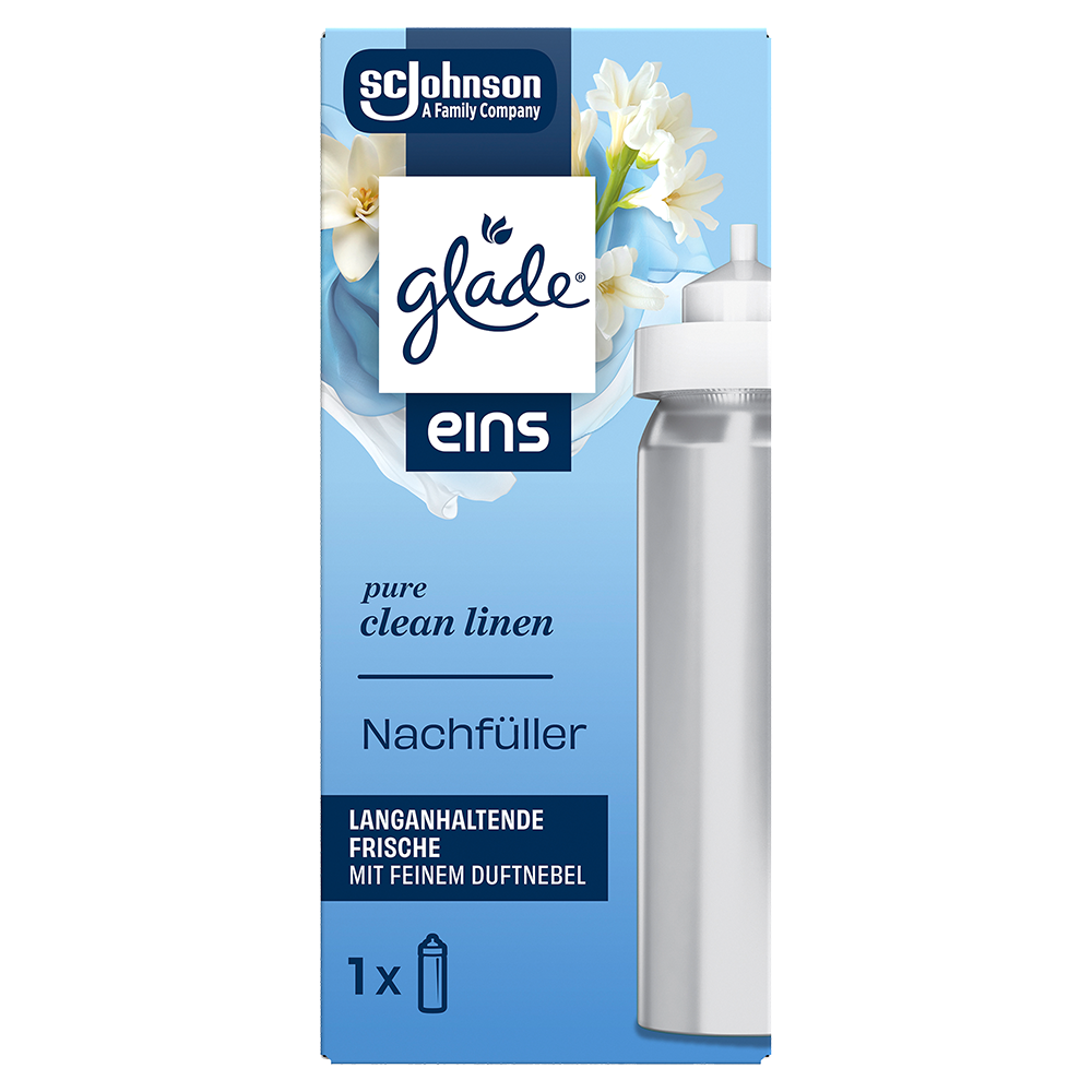 Bild: Glade Eins Nachfüller pure clean linen 
