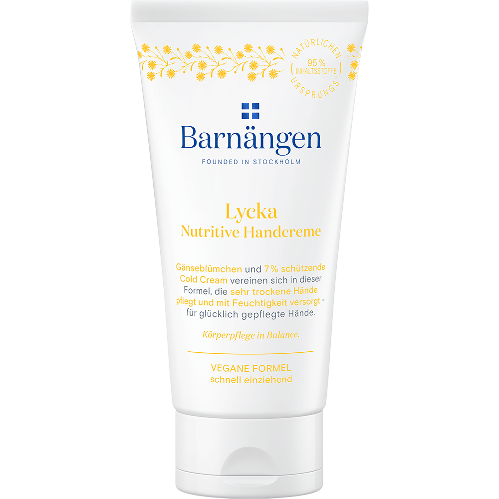 Bild: Barnängen Lycka Nutritive Handcreme Gänseblümchen