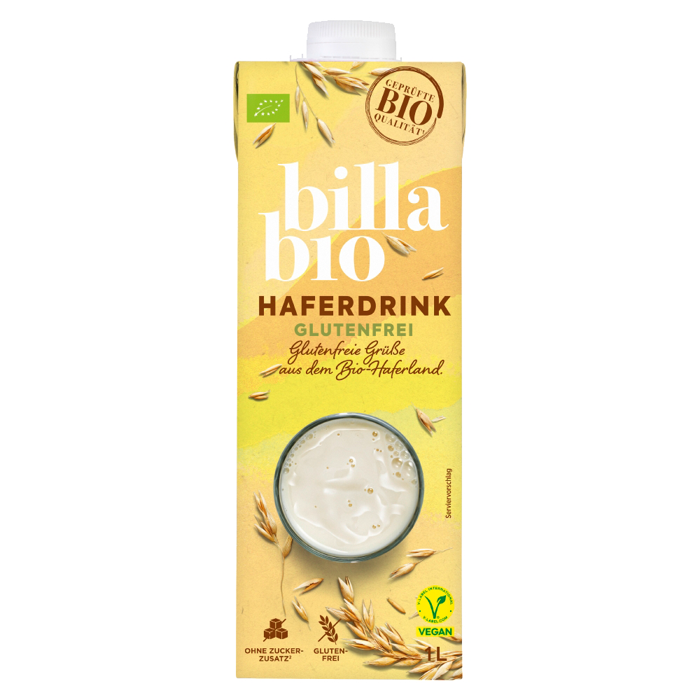 Bild: Billa Bio Hafermilch Glutenfrei
