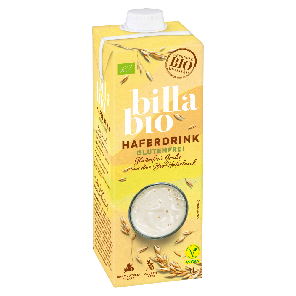 Bild: Billa Bio Hafermilch Glutenfrei