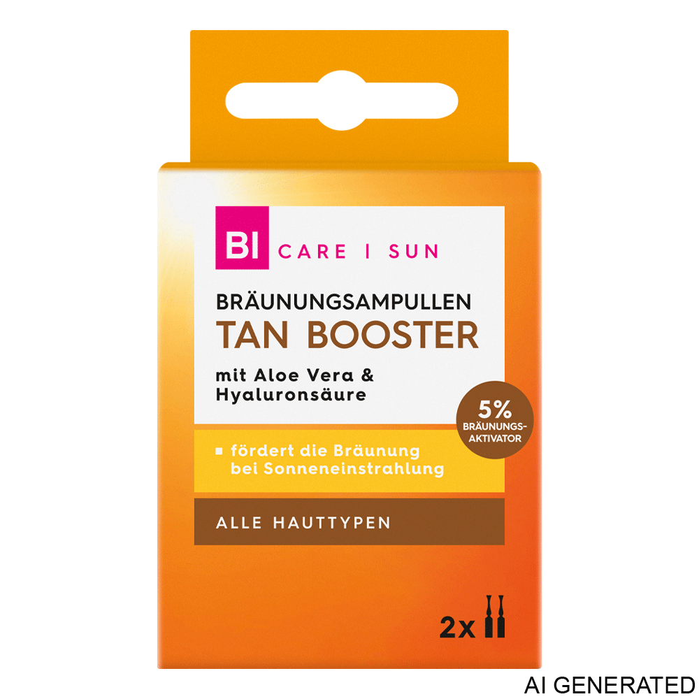 Bild: BI CARE SUN Bräunungsampullen Tan Booster