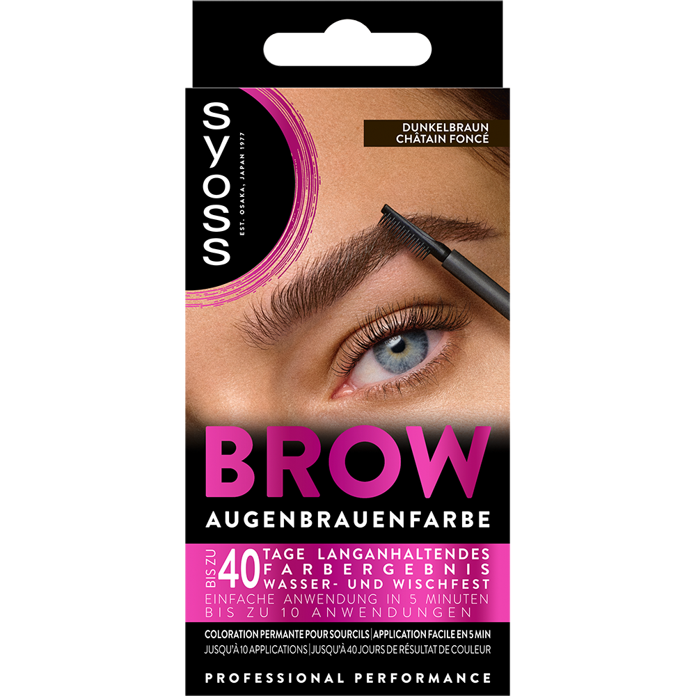 Bild: syoss Augenbrauen Farbe Dunkelbraun