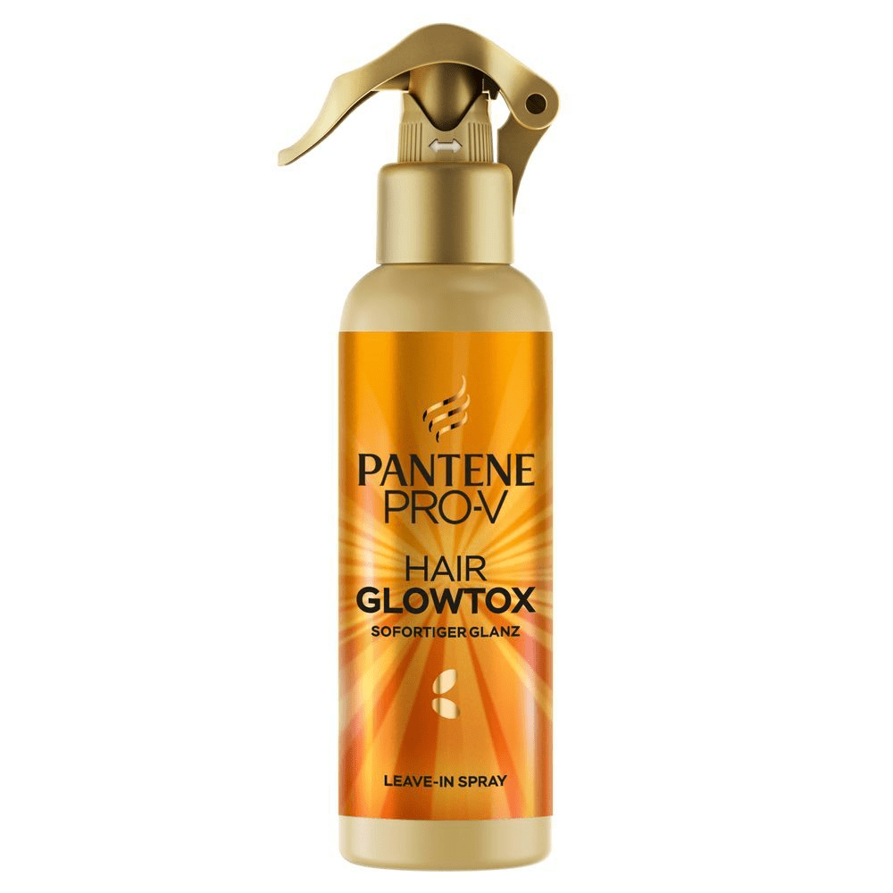Pantene Pro-V Hair Glowtox Leave-in Spray für sofortigen Glanz.