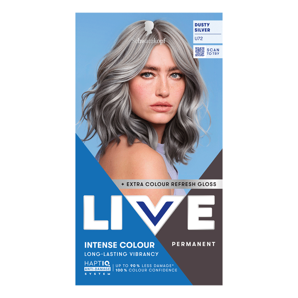 Bild: Schwarzkopf Live Intense Colourr U72 Dusty Silver Dusty Silver
