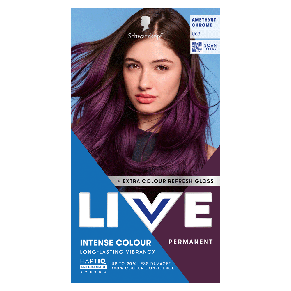 Bild: Schwarzkopf Live Intense Colour U69 Amethyst Chrome Amethyst Chrome