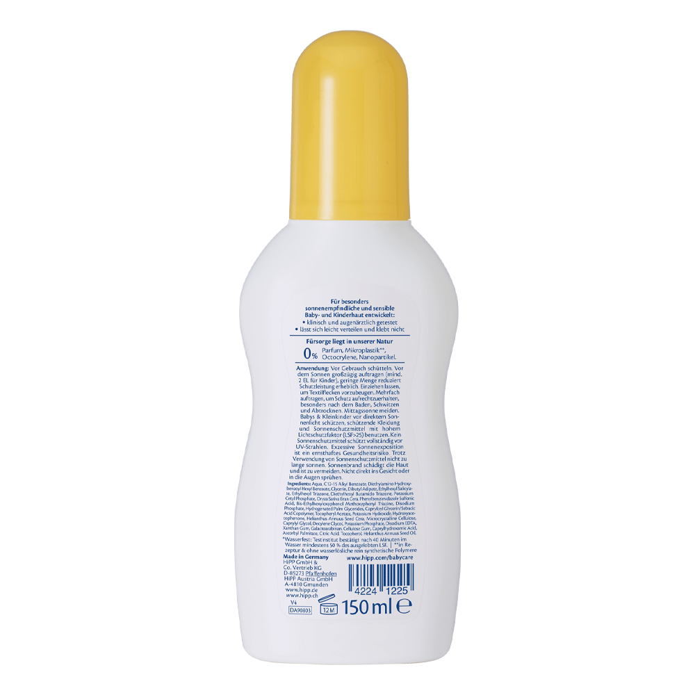 Bild: HiPP Babysanft Kinder Sonnenspray LSF 50+