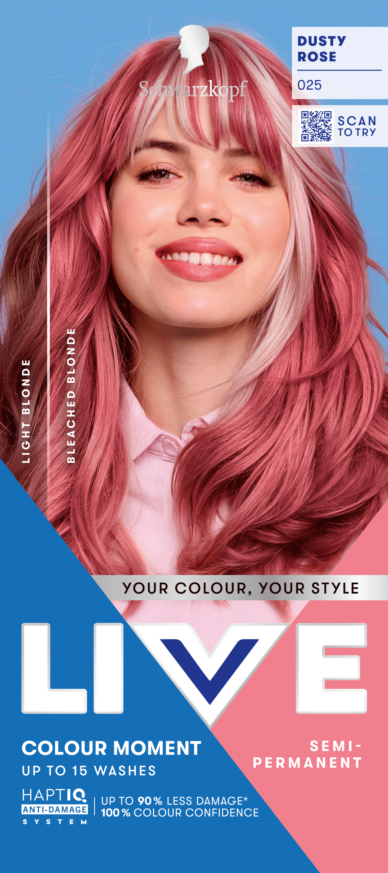 Bild: Schwarzkopf Live Colour Moment 025 Dusty Rose Dusty Rose