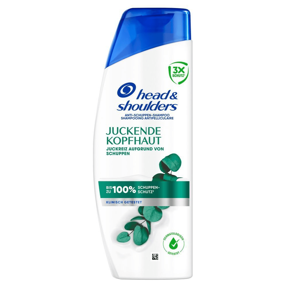 Head & Shoulders Anti-Schuppen-Shampoo für juckende Kopfhaut, das bis zu 100% Schuppen-Schutz bietet.