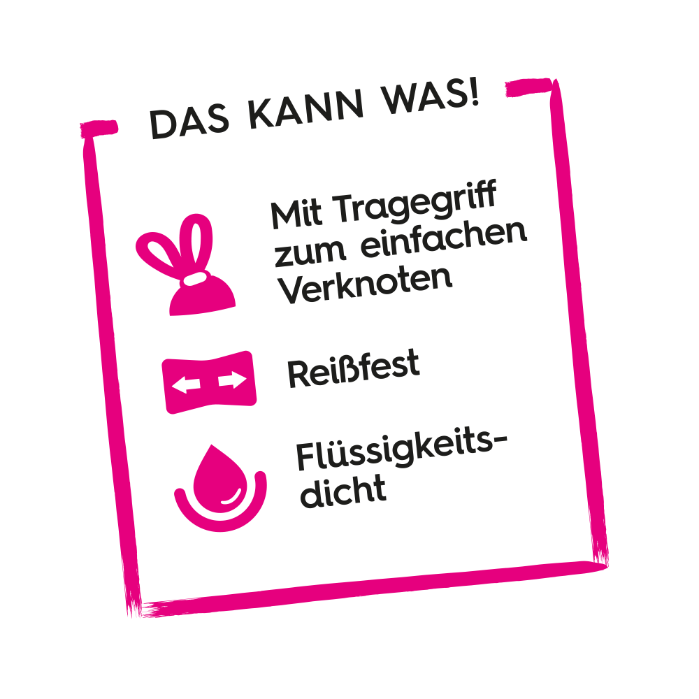 Bild: BI HOME Duftmüllsack Himbeere 25 Liter mit Zugband