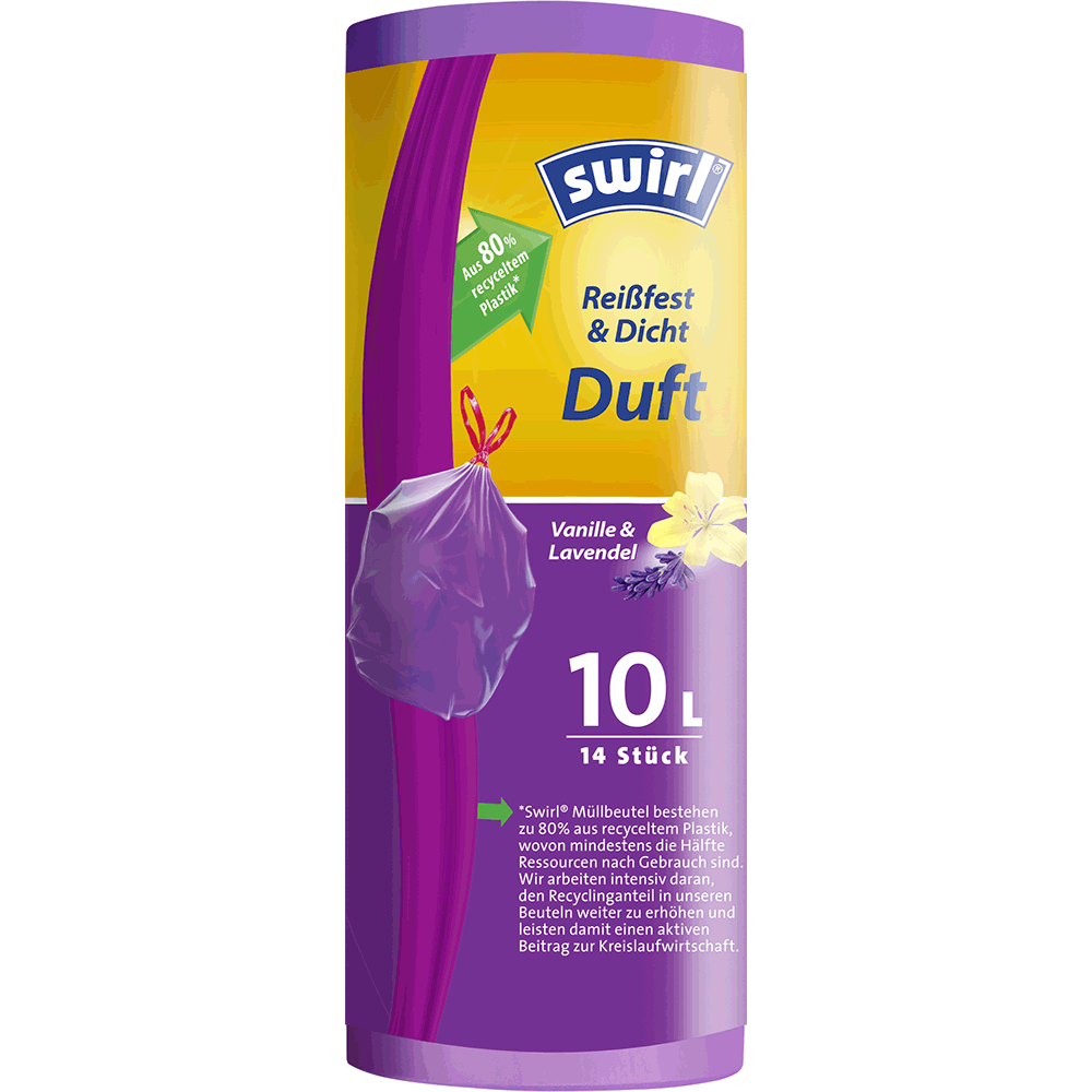Bild: swirl Duftmüllbeutel Vanille-Lavendel 10 Liter