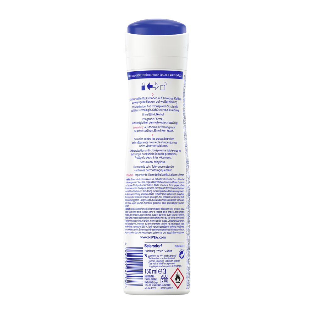 Bild: NIVEA Deo Spray Invisible Black & White Clear