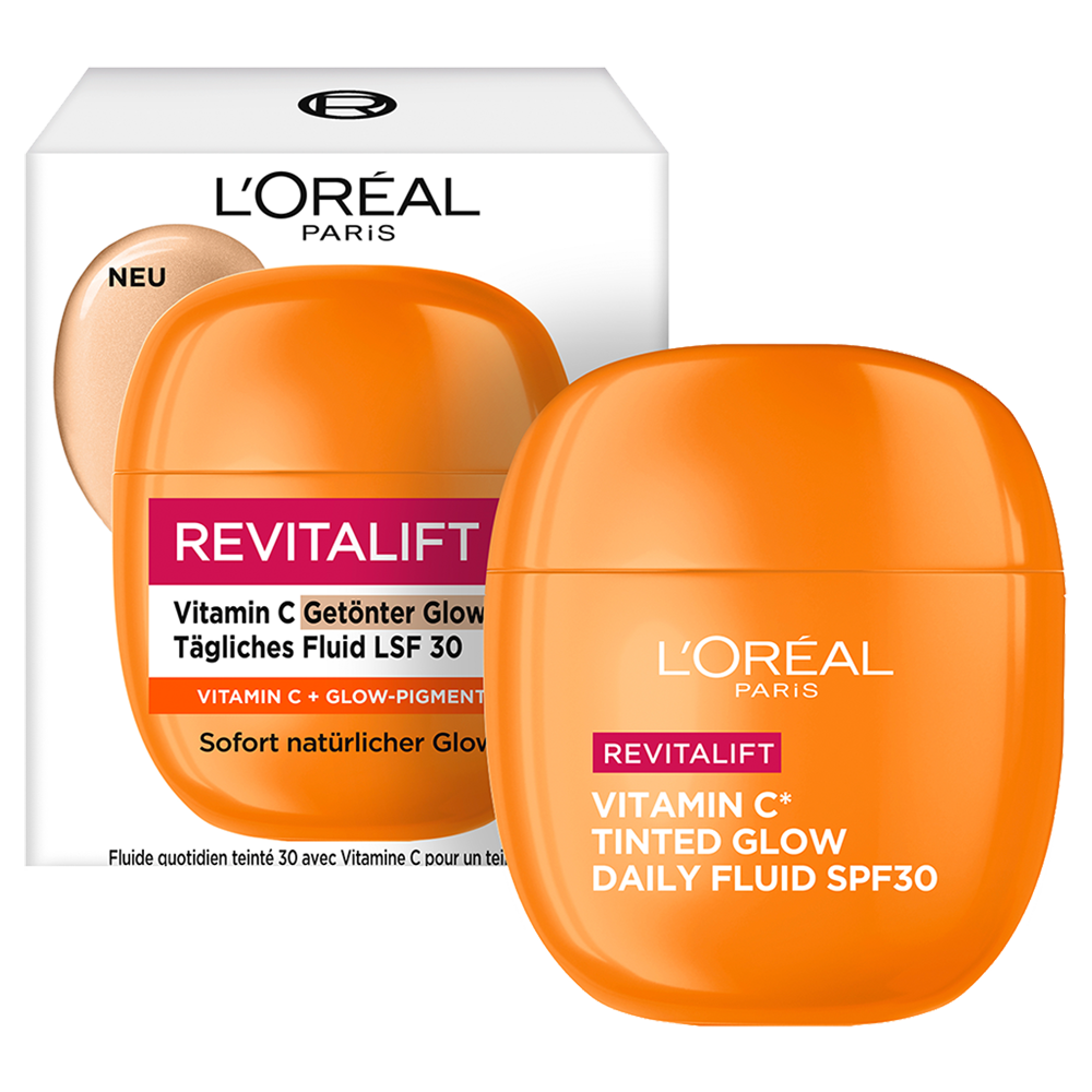 Bild: L'ORÉAL PARIS Revitalift Vitamin C Tinted Glow Day Fluid LSF 30