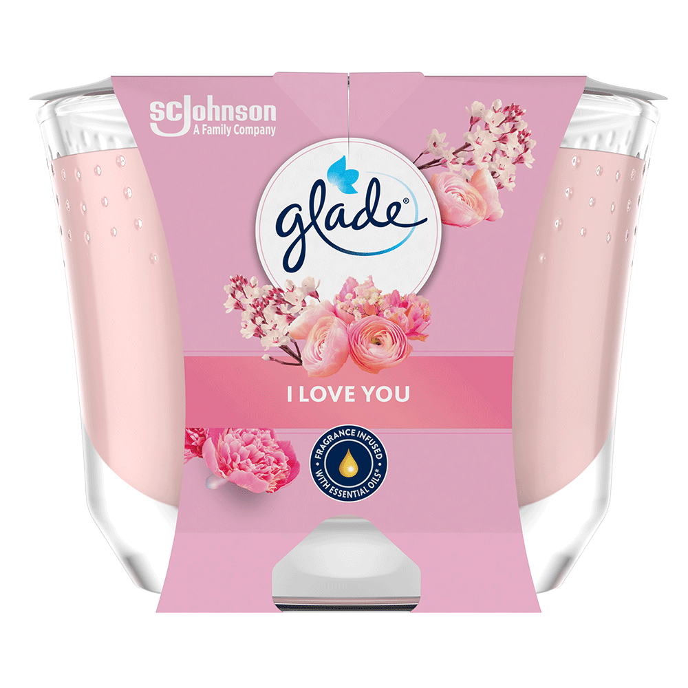 Bild: Glade Premium Duftkerze I Love you