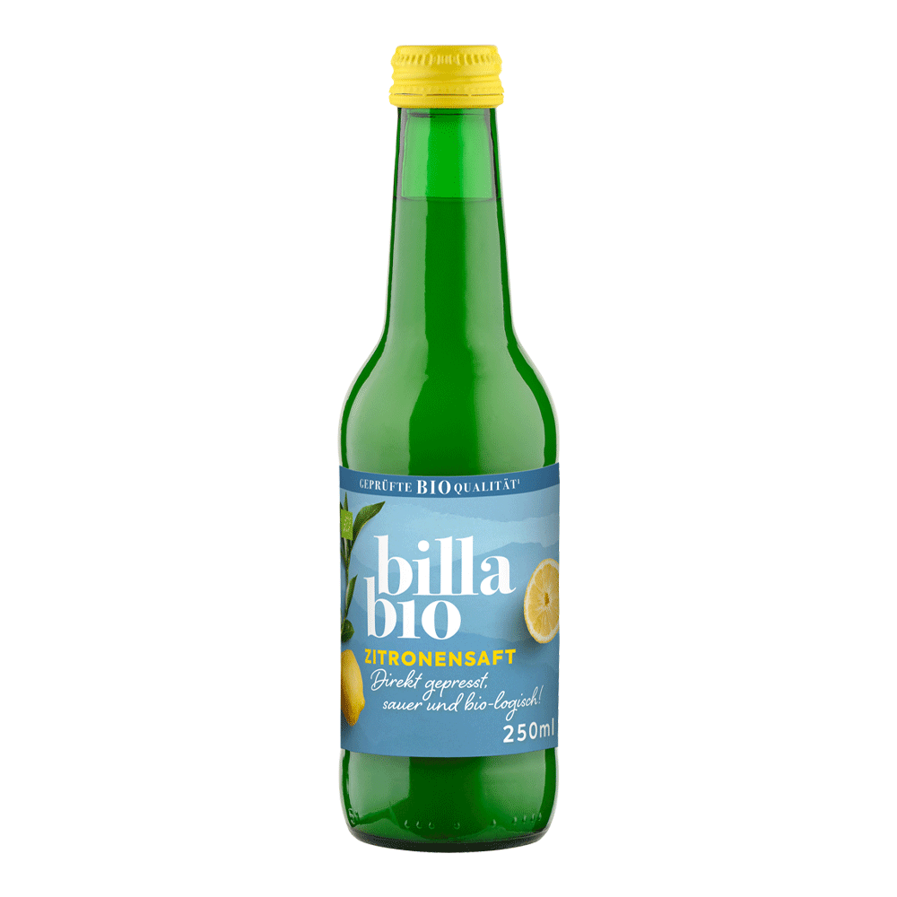 Bild: Billa Bio Zitronensaft 