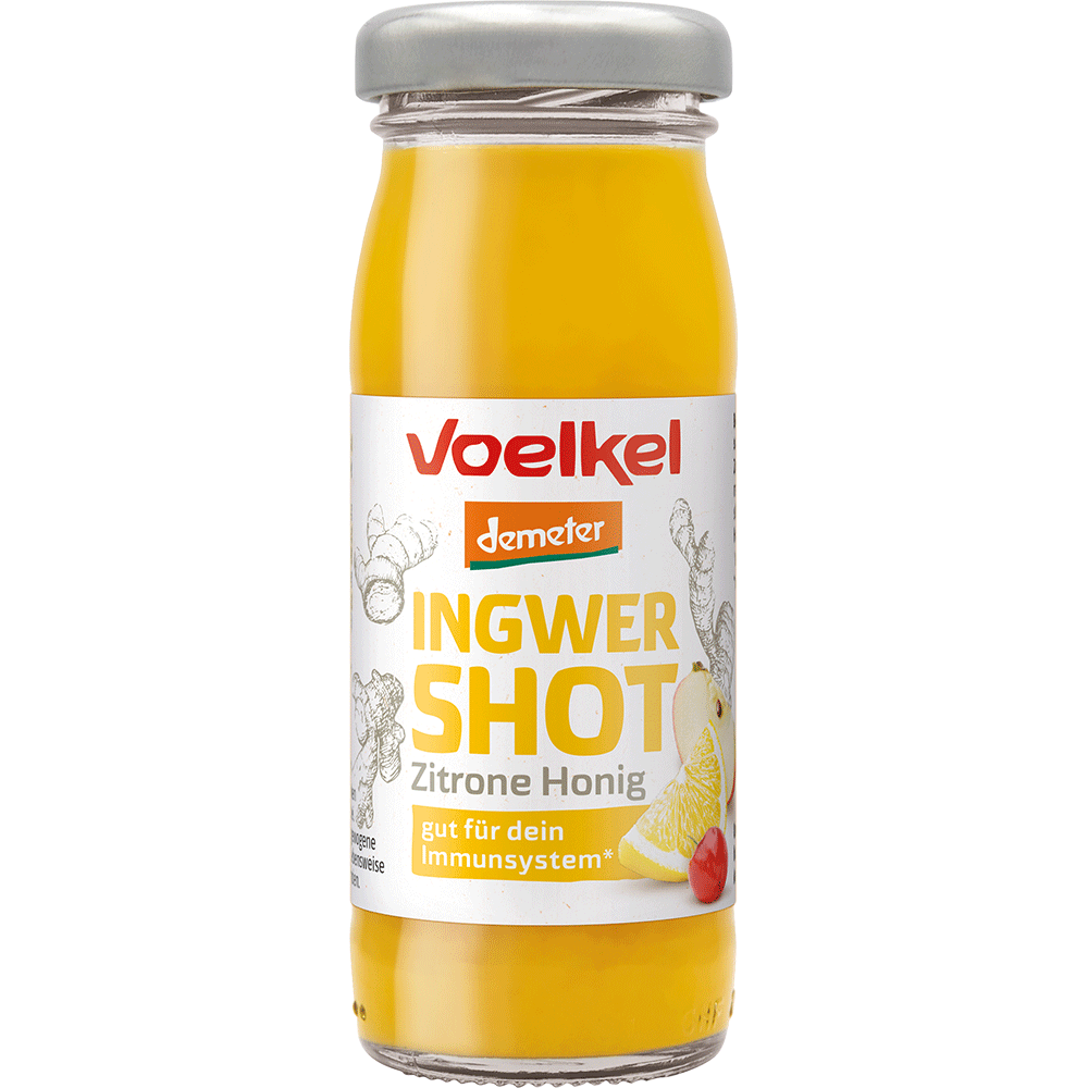 Bild: Völkel Ingwer Shot mit Zitrone und Honig