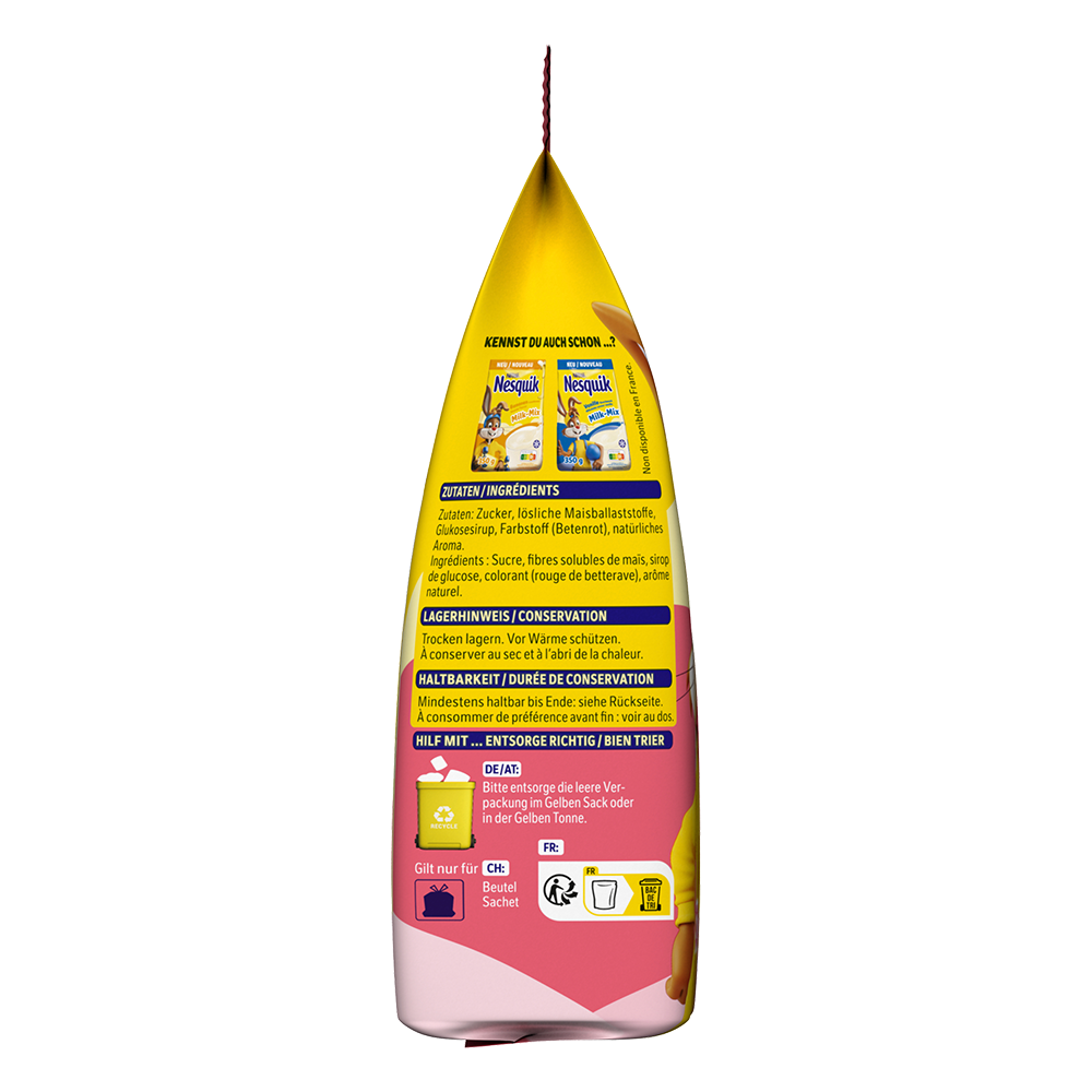 Bild: Nestlé Nesquik Erdbeer Geschmack Milk-Mix 