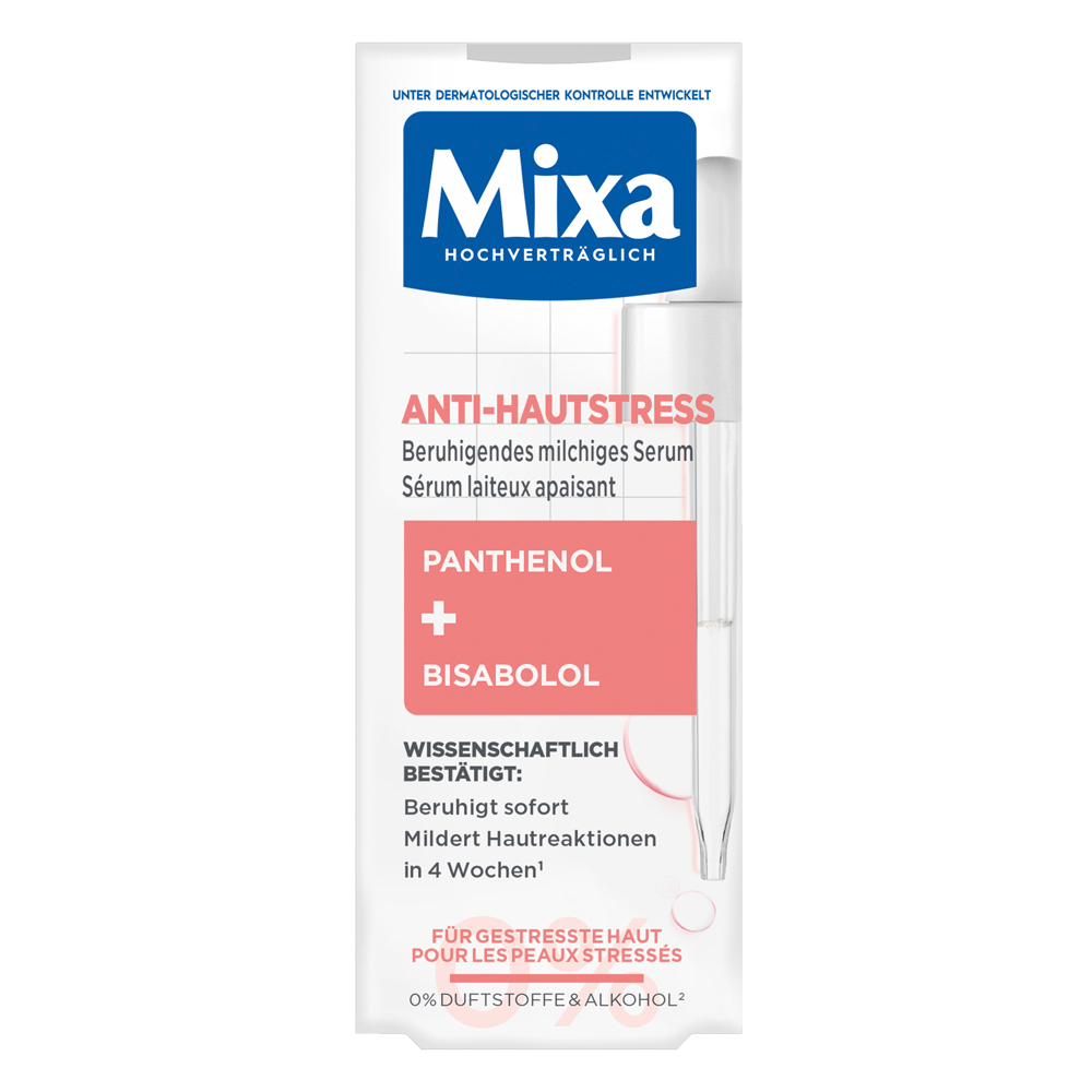 Bild: Mixa Anti-Hautstress Beruhigendes milchiges Serum