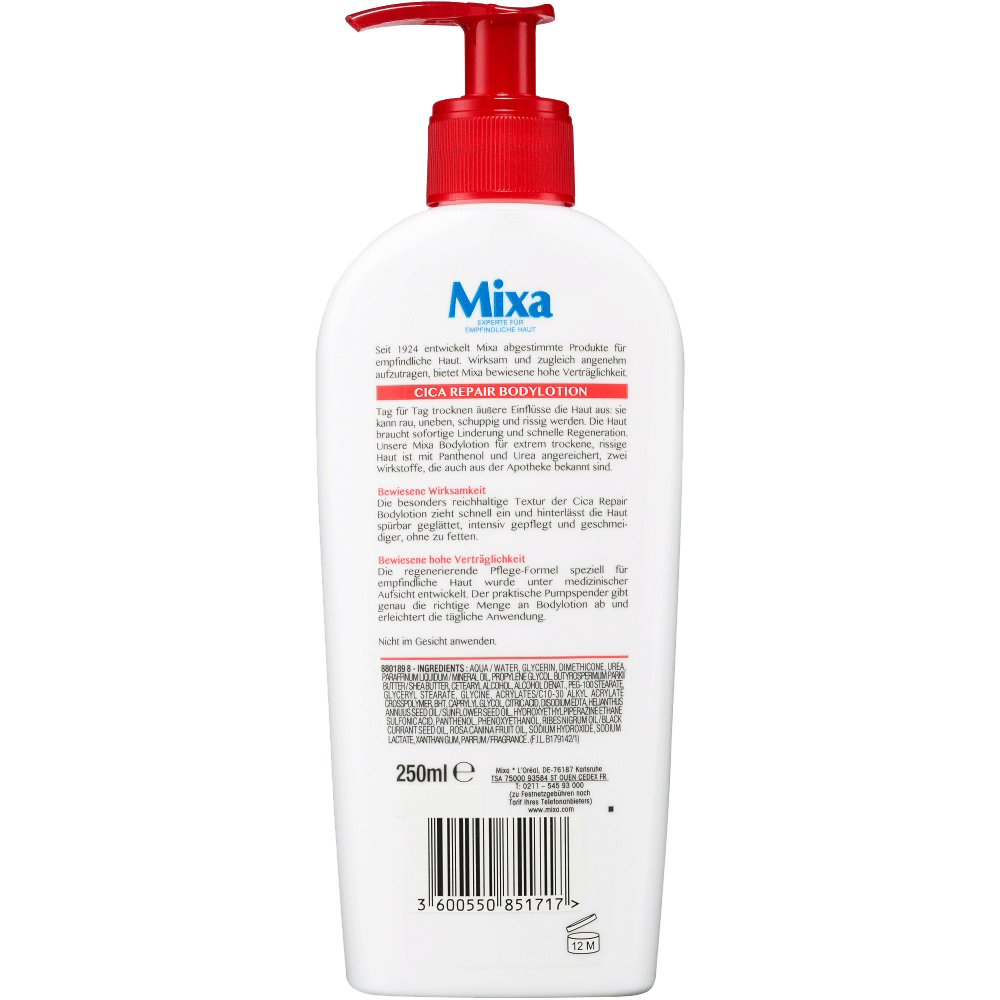 Bild: Mixa Urea Cica Repair Body Milk